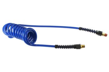 CO PU516-25A-B Flexcoil 5/16" ID x 25' 3/8" MPT Rigid x Swivel Dark Blue