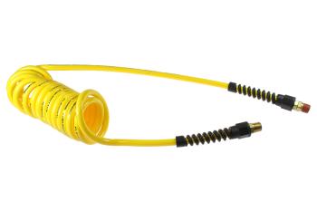 CO PU14-5A-Y Flexcoil 1/4" ID x 5' 1/4" MPT Rigid x Swivel Yellow