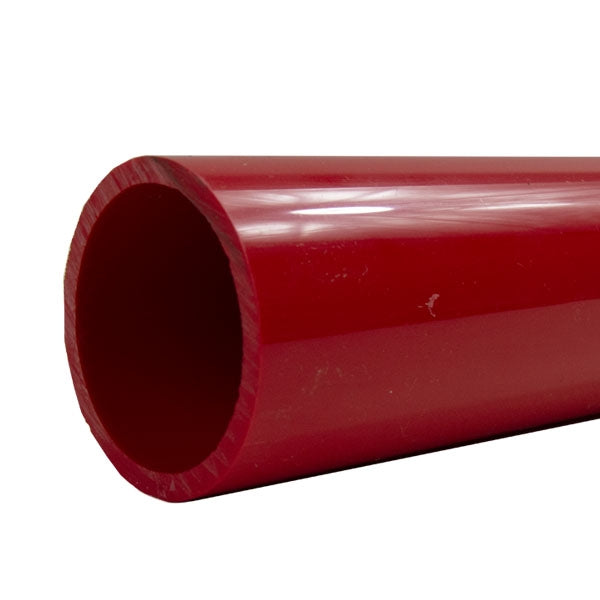 2" Red Sch 40 Furniture Grade Pipe - 5ft (FF-5FT-020-RED)