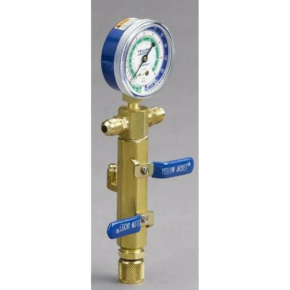 Yellow Jacket 93860 SuperEvac™ Evacuation Manifold, 2 Valve, Lo-Side Gauge Mount