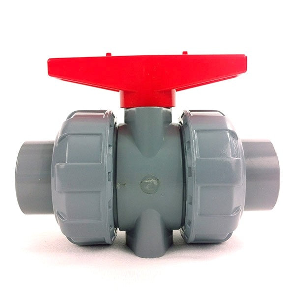 1/2" Flui-PRO CPVC True Union Ball Valve - Socket & Threaded Ends - Viton