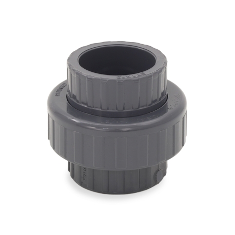 1-1/2" PVC (Sch 80) Socket Union w/ EPDM O-ring