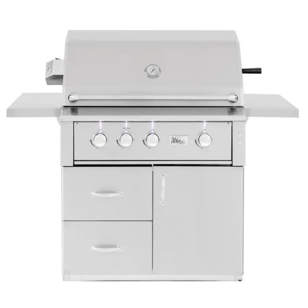 Summerset Alturi ALT36T 36″ Stainless Steel 3 Burner Freestanding Gas Grill w/ Rotisserie