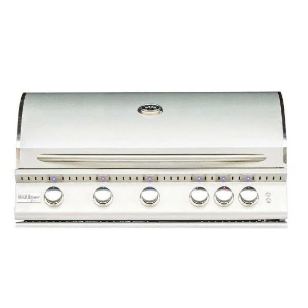Summerset Sizzler Pro SIZPRO40 40″ Stainless Steel 5-Burner Built-In Gas Grill