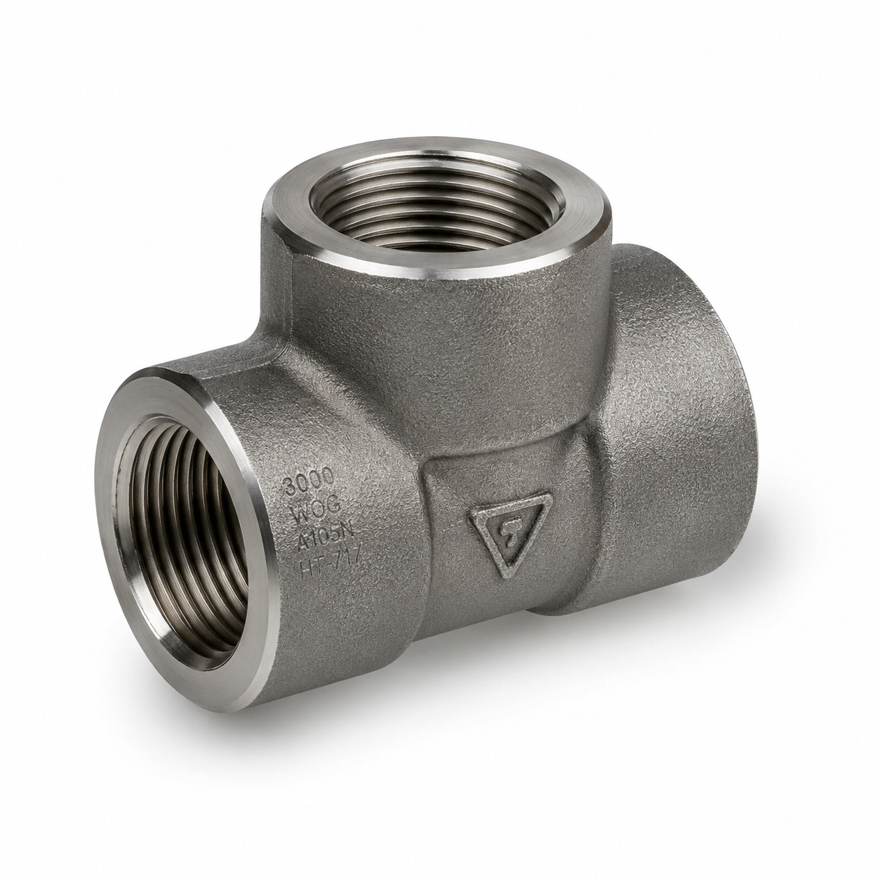 1-1/2" 6000# Threaded Forged Carbon Steel Tee