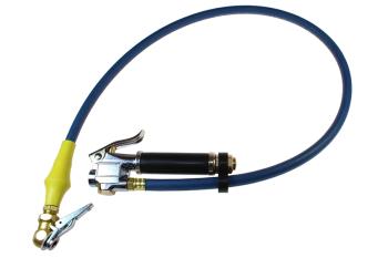 CO TGC133 Inflator Gauge w/Bleeder, Clip-On Chuck, 10-120 PSI