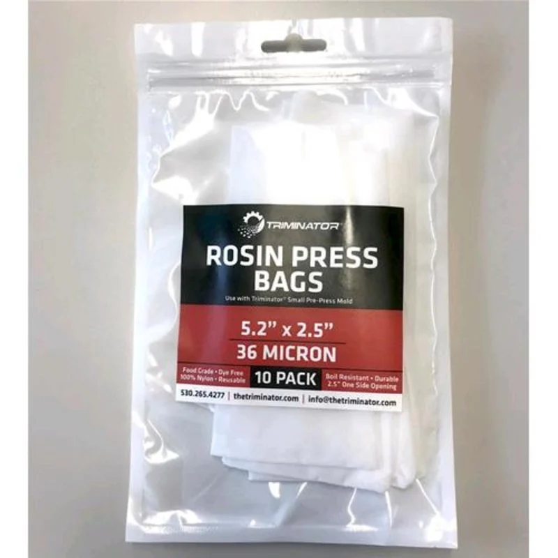 TRIMINATOR – 10 NYLON ROSIN BAGS FOR EXTRACTION – S 36U