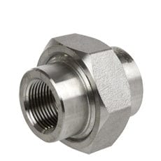 3/4" 3000# Threaded Union Forged Carbon Steel