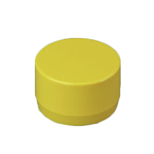 Yellow 1" Furniture Fitting End Cap (FF-CP-010-YELLOW)