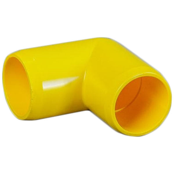 Yellow 3/4" Furniture Fitting 90 Elbow (FF-90-007-YELLOW)