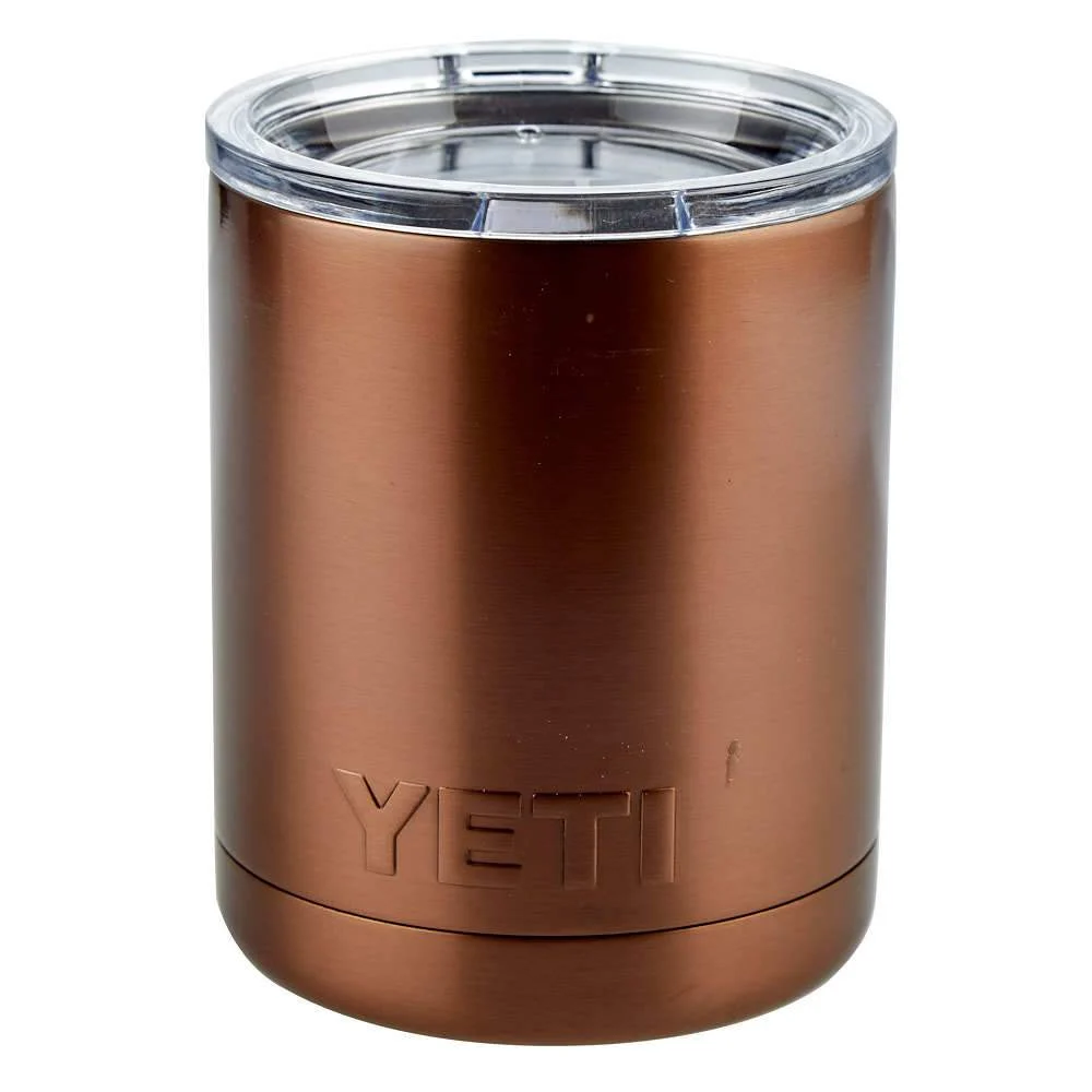 Yeti 10oz Copper Lowball Rambler w/Lid
