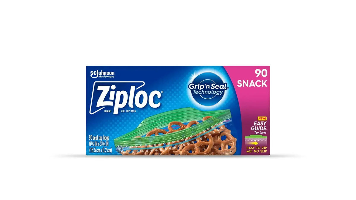 Ziploc Brand Snack Bags